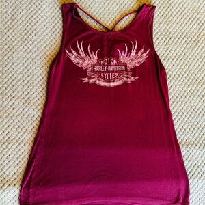Harley-Davidson Women's Maroon Tank Top